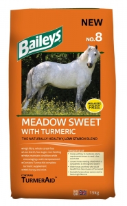 baileys feeds feed meadow sweet equine tumeric 15kg horse 20kg